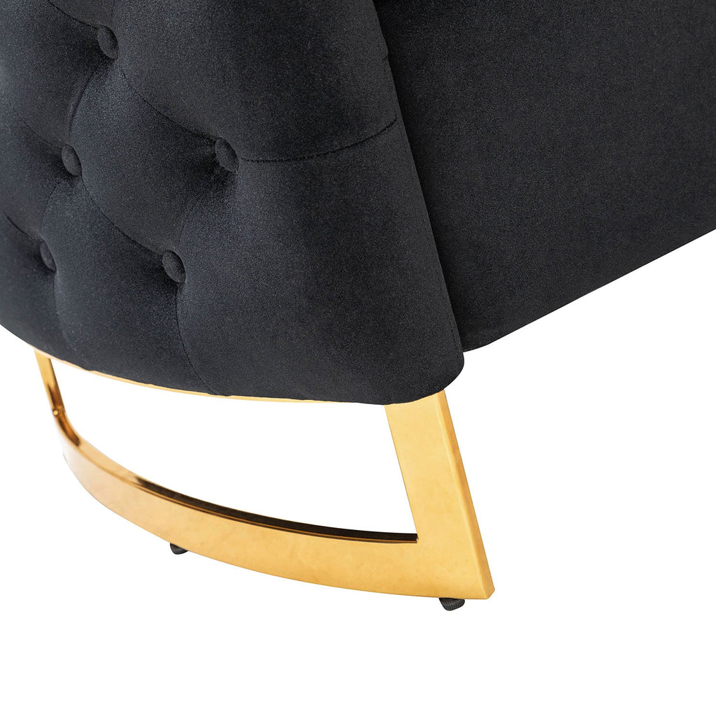 Banc de rangement capitonné avec accoudoirs, dessus relevable, rembourrage en mousse et pieds dorés | Ivoire / Moutarde / Noir / Bleu marine / Sarcelle | Simple