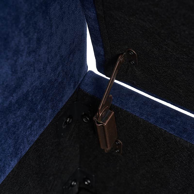 Banc de rangement capitonné avec 2 oreillers décoratifs, accoudoirs et pieds en plastique noir | Beige / Bleu marine / Sarcelle / Lin / Gris / Anthracite / Taupe / Marron | Simple