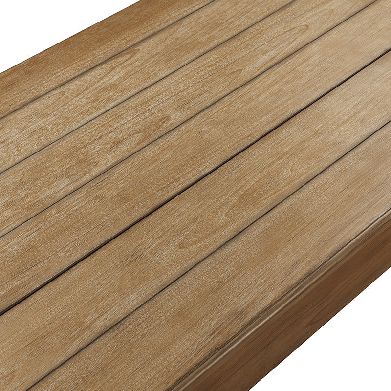 Table basse relevable avec rangement dissimulé, 1 tiroir et pieds fuseau en hévéa massif | Chêne/Naturel | Unique