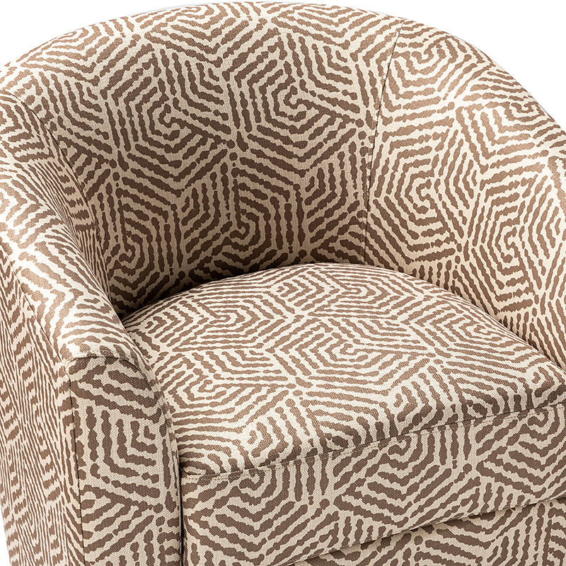 Fauteuil pivotant en polyester avec piètement et accoudoirs en métal | Blanc / Indigo / Sarcelle / Bleu marine / Taupe / Bleu / Havane / Gris | Siège unique