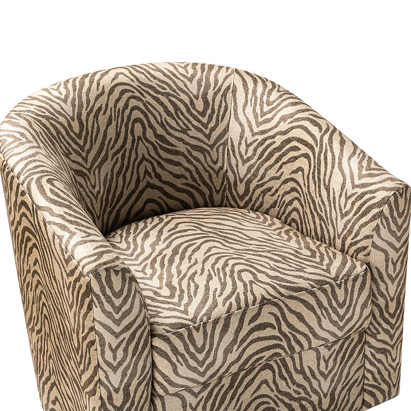 Fauteuil pivotant en polyester avec piètement et accoudoirs en métal | Blanc / Indigo / Sarcelle / Bleu marine / Taupe / Bleu / Havane / Gris | Siège unique