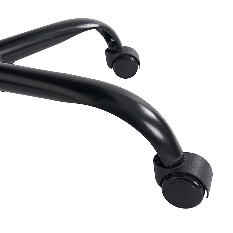 Chaise de bureau ergonomique en similicuir avec hauteur réglable, pivotante et pieds en métal noir | Sauge / Camel / Noir / Vert | Siège individuel
