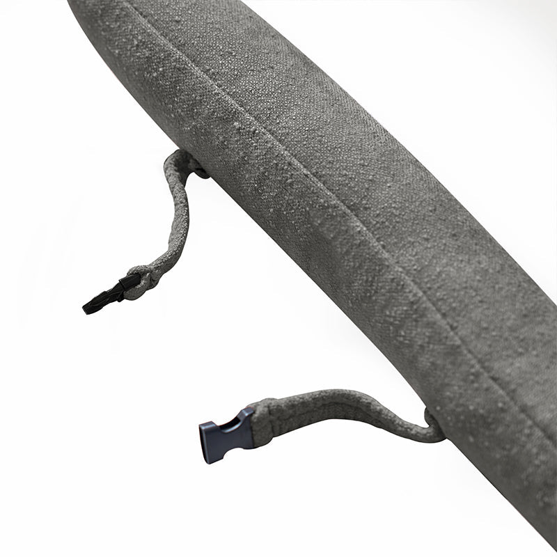 Oreiller de soutien cervical imperméable en polyester pour chaises | Bleu / Marine / Mousse / Gris / Avoine / Blanc / Rose / Beige | Simple
