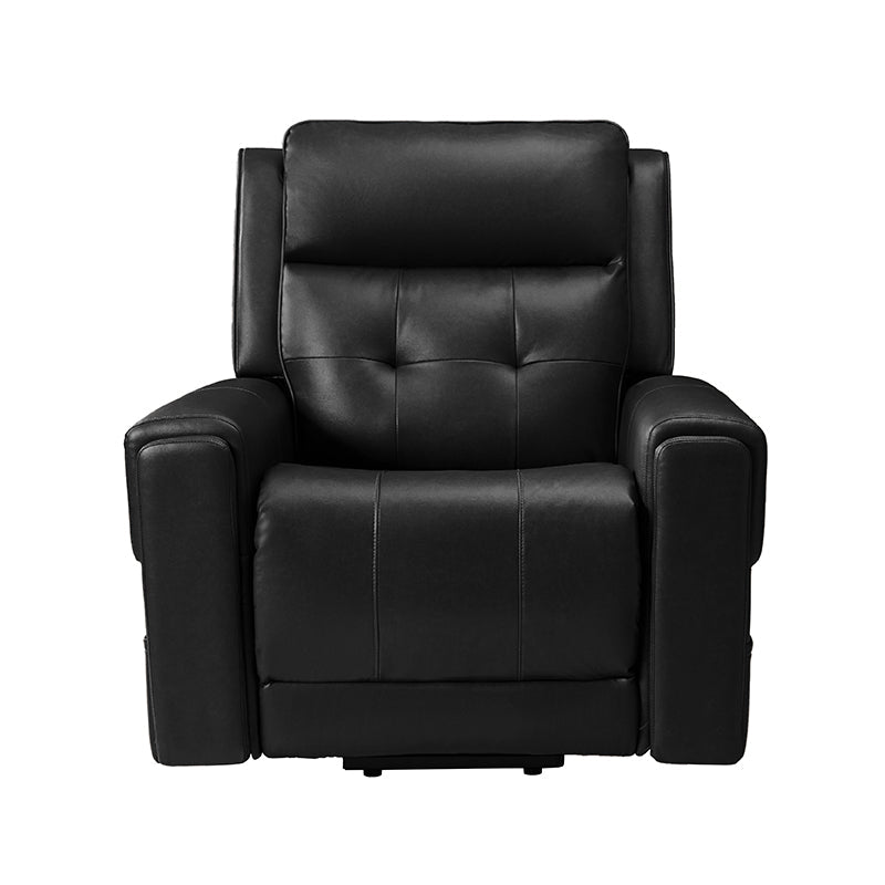 Fauteuil releveur inclinable XL avec massage, chaleur, ports de charge USB et Type-C, porte-gobelet et poches de rangement | Camel / Ivoire / Noir | Un siège