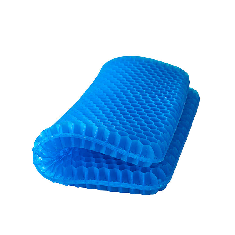 Fauteuil inclinable releveur avec massage dorsal par airbag, thérapie chauffante et support tête et lombaire réglables | Bleu marine / Beige | Monoplace
