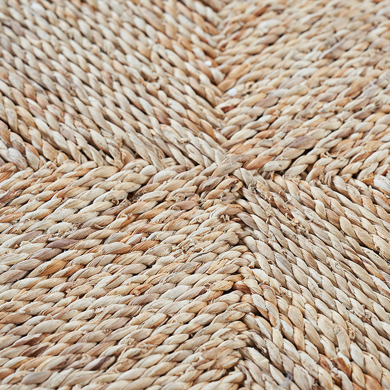 Table d'appoint en rotin avec 2 étagères ouvertes et dos fini | Naturel | Simple